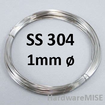 SS 304 Stainless Steel Wire Single Strand SS304 Tie Wire Soft 1mm Diameter