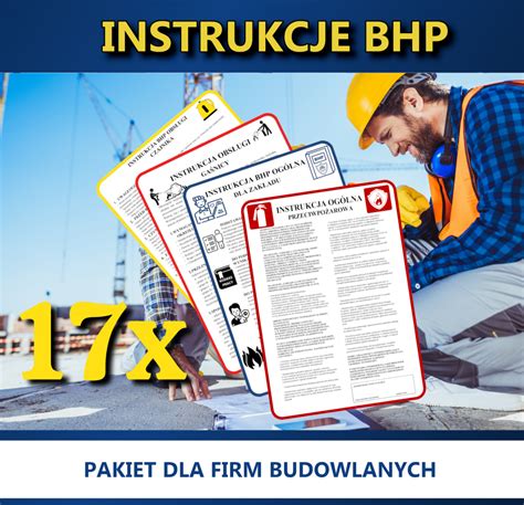 Pakiet Instrukcji Dla Firm Budowlanych Bhp Protex Online