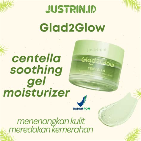 Jual Glad Glow Moisturizer Centella Allantoin Soothing Gel G Shopee