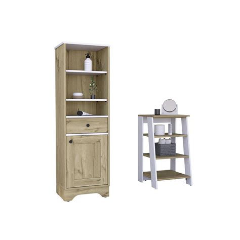 Conjunto Malaga Mueble Columna Puerta Y De Cajon Organizador