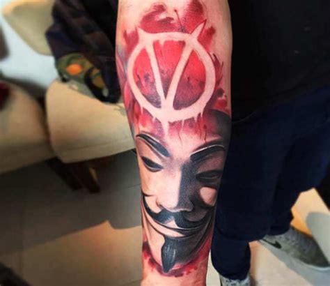 V for Vendetta tattoo by Pablo Frias | Post 23867