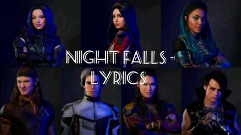 Night Falls From Descendants 3 Lyrics Youtube