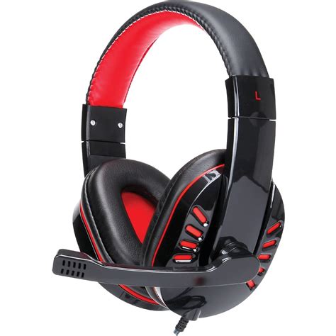 Supersonic Iq Sound Wired Stereo Gaming Headset Over The Head Red Iq