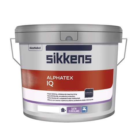 Sikkens Muurverf Alphatex IQ Wit 5L Bouwmaat