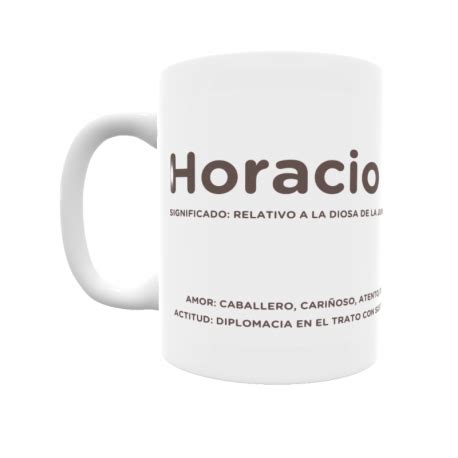 Taza Con El Significado Del Nombre Horacio