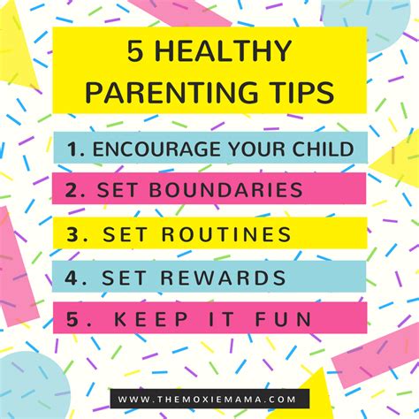 Healthy Parenting Tips The Moxie Mama