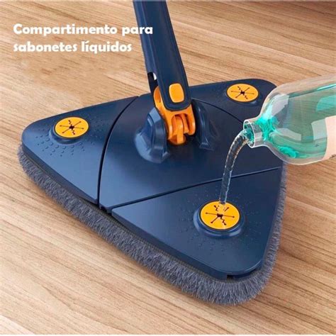 Novo Mop De Limpeza Triângulo Ajustável Giratório 360 Shopee Brasil