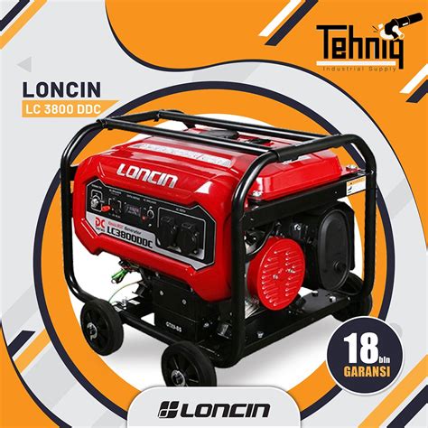 Jual Generator Genset Listrik Bensin Loncin Lc Ddc Digital