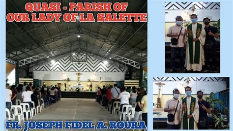 Live Mass With Fr Joseph Fidel A Roura Quasi Parish Of Our Lady Of