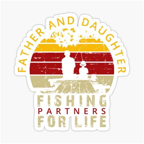 Father And Daughter Partners Sticker For Sale By Bela Redbubble