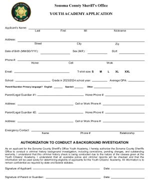 Fillable Online Sebastopol Police Department Fax Email Print Pdffiller