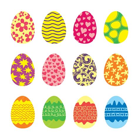 Premium Vector Easter Eggs Vector Icons Set