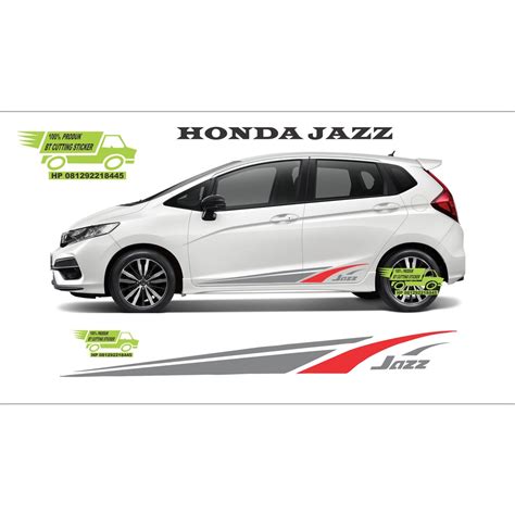 Jual Stiker Mobil Jazz Sticker Honda Jazz Rs Stiker Cutting List Sticker Mobil Honda Jazz Stiker