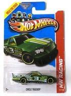 駿河屋 買取 TH CIRCLE TRUCKER グリーンイエローホワイト Hot Wheels HW RACING X ホットウィール