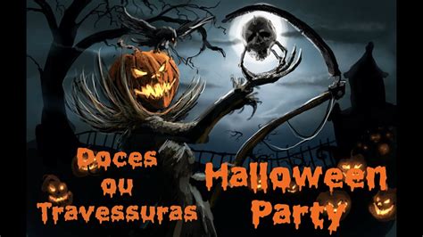 Doces Ou Travessuras Halloween Party Edi O V Deo Vinheta Youtube