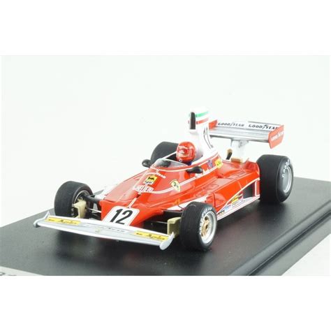 ルックスマート 143 フェラーリ 312t No12 1975 F1 イタリアgp 3位 Nラウダ 完成品ミニカー Lsrc61