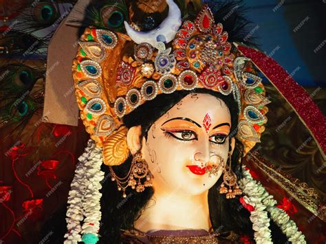 Premium Photo Jai Maa Durga Sherawali Mata Mata Rani Jai Mata Di And