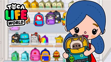 ALL BACKPACKS Toca Life World Toca Boca Collection YouTube