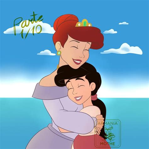 Ariel And Melody By Armaniamothe On Deviantart Melody Little Mermaid Little Mermaid Movies