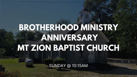 Brotherhood Anniversary At Mt Zion Baptist Church Blythewood SC 01