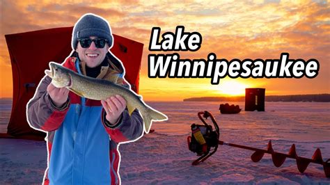 Lake Trout Cusk Ice Fishing Lake Winnipesaukee NH YouTube