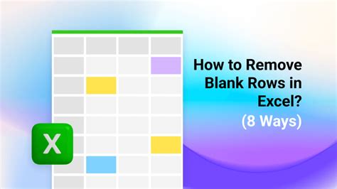 How To Remove Blank Rows In Excel The Top 8 Ways Updf