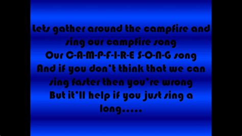 Spongebob Campfire Song Lyrics Youtube