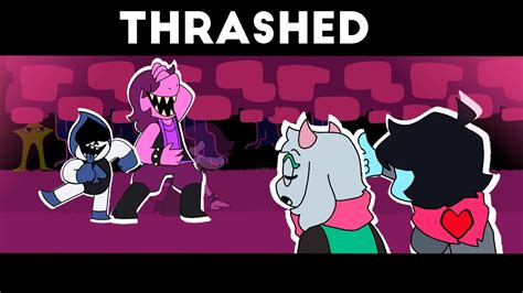 Fnf Thrashed Seeks Cool Deltarune Mod Fc Youtube