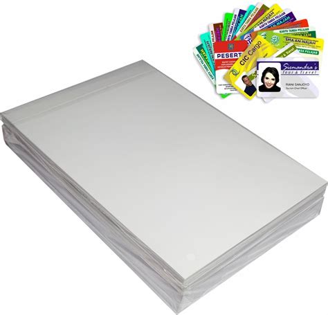 Hojas De Pvc Para Credenciales X Laminacion Juegos Ibepsa