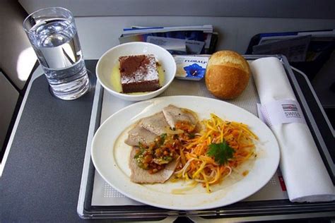 The Airline Meal Swiss Airlines Airline Food Meals In Flight Meal