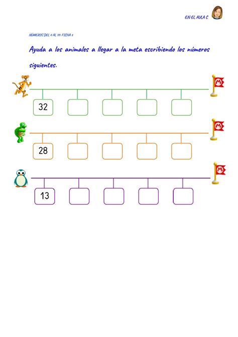 Ejercicio De N Meros Al Numeraci N Ejercicios De Numeros