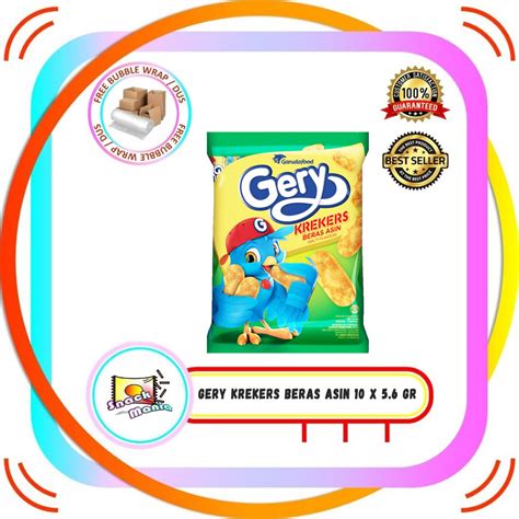 Jual Gery Krekers Beras Asin Pcs X Gr Rice Crackers Bag Shopee