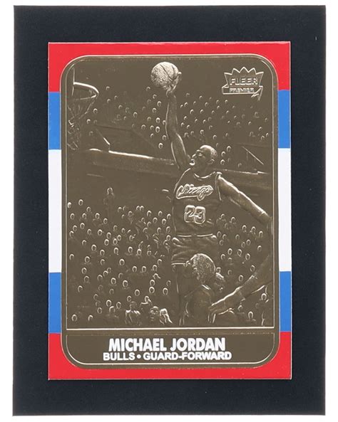 Michael Jordan Fleer Premier Kt Gold Fleer Pristine