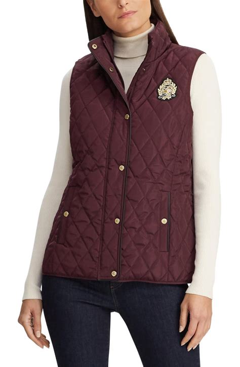 Lauren Ralph Lauren Quilted Crest Vest Nordstrom