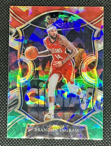 2020 21 Panini Select Concourse Red White Green Cracked Ice Prizm 53