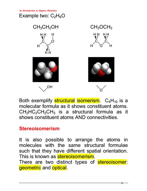 SOLUTION Isomerism Organic Chemistry Notes Quick Revision Guide