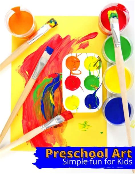 50 Easy Preschool Art Projects Little Bins For Little Hands