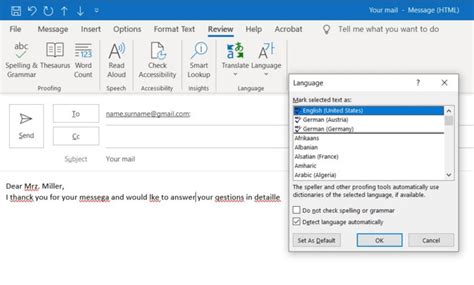 Solutions Pour Correcteur Orthographique Outlook Ne Fonctionne Pas