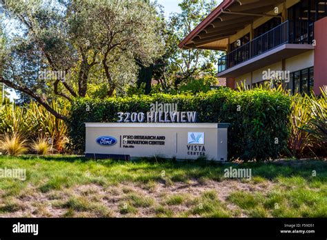 Ford Research and Innovation center in Palo Alto California Stock Photo