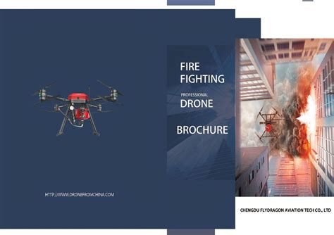 Brochure for fire fighting drone