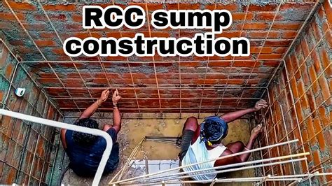 Rcc Sump Construction Water Sump Sree Hari Constructions Youtube