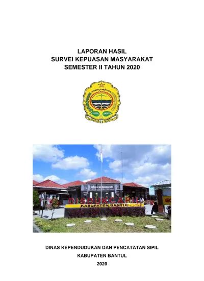 LAPORAN HASIL SURVEI KEPUASAN MASYARAKAT SEMESTER II TAHUN 2020