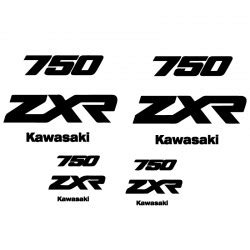 Planche De 12 Stickers Kawasaki ZXR 750