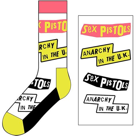 The Sex Pistols Unisex Ankle Socks Anarchy In The UK UK Size 7 11