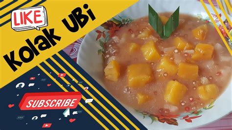 Resep Membuat Kolak Ubi Youtube