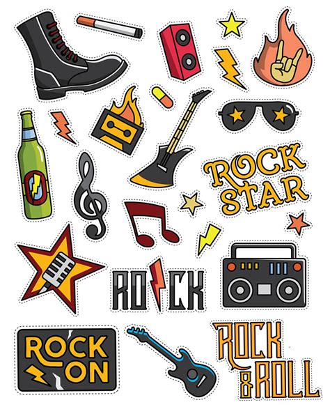 Rock N Roll Tattoo Set Wedthing