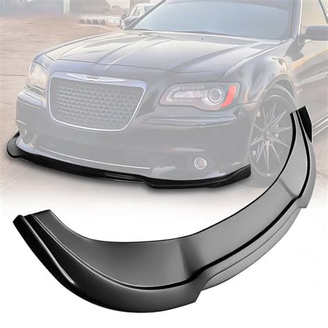 2015 2021 Chrysler 300 Polypropylene V2 Style Front Bumper Lip Matte Black Blf C30015srtav2 Pp