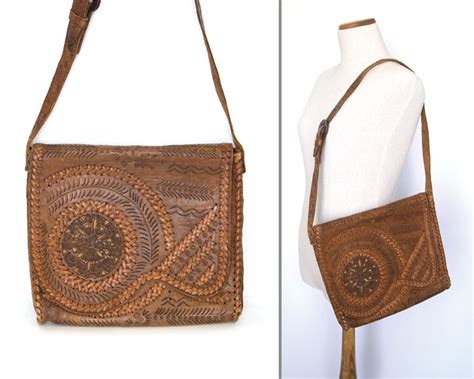 Vintage Mr Ralph Suede Purse 1970s Boho Bag IUCN Water