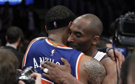 Kobe Chronicles Carmelo Anthony Says He And Bryant Became Friends As