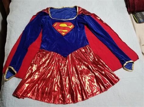 Rubies Deluxe Supergirl Halloween Costume Size Medium Gem